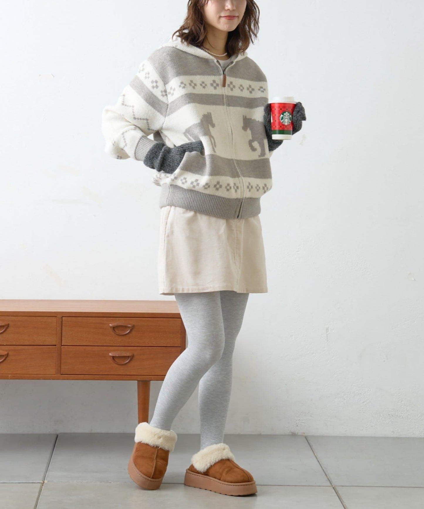 【GEVACO】考究風連帽針織開衫