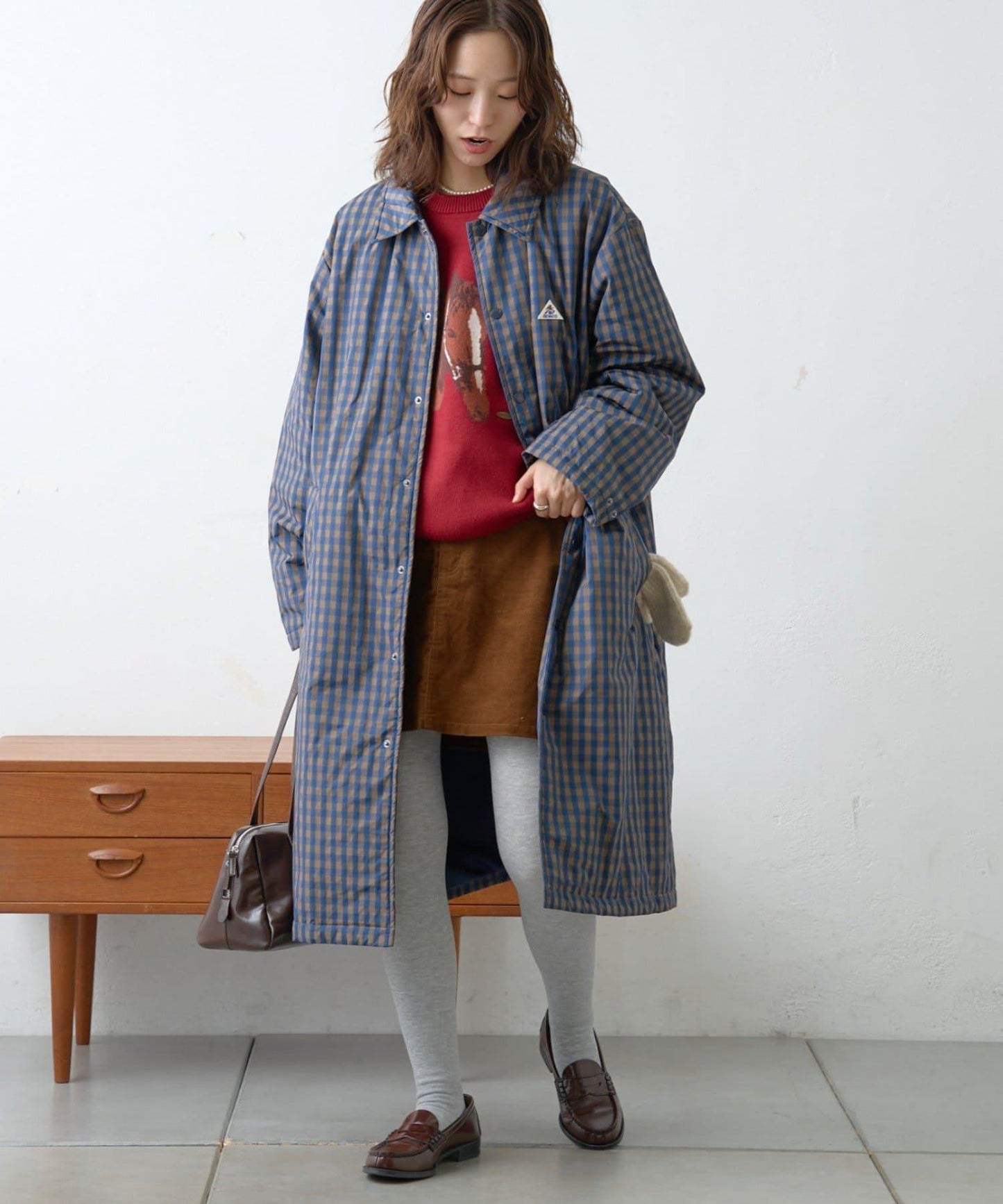 【GEVACO】中棉單排扣長款大衣