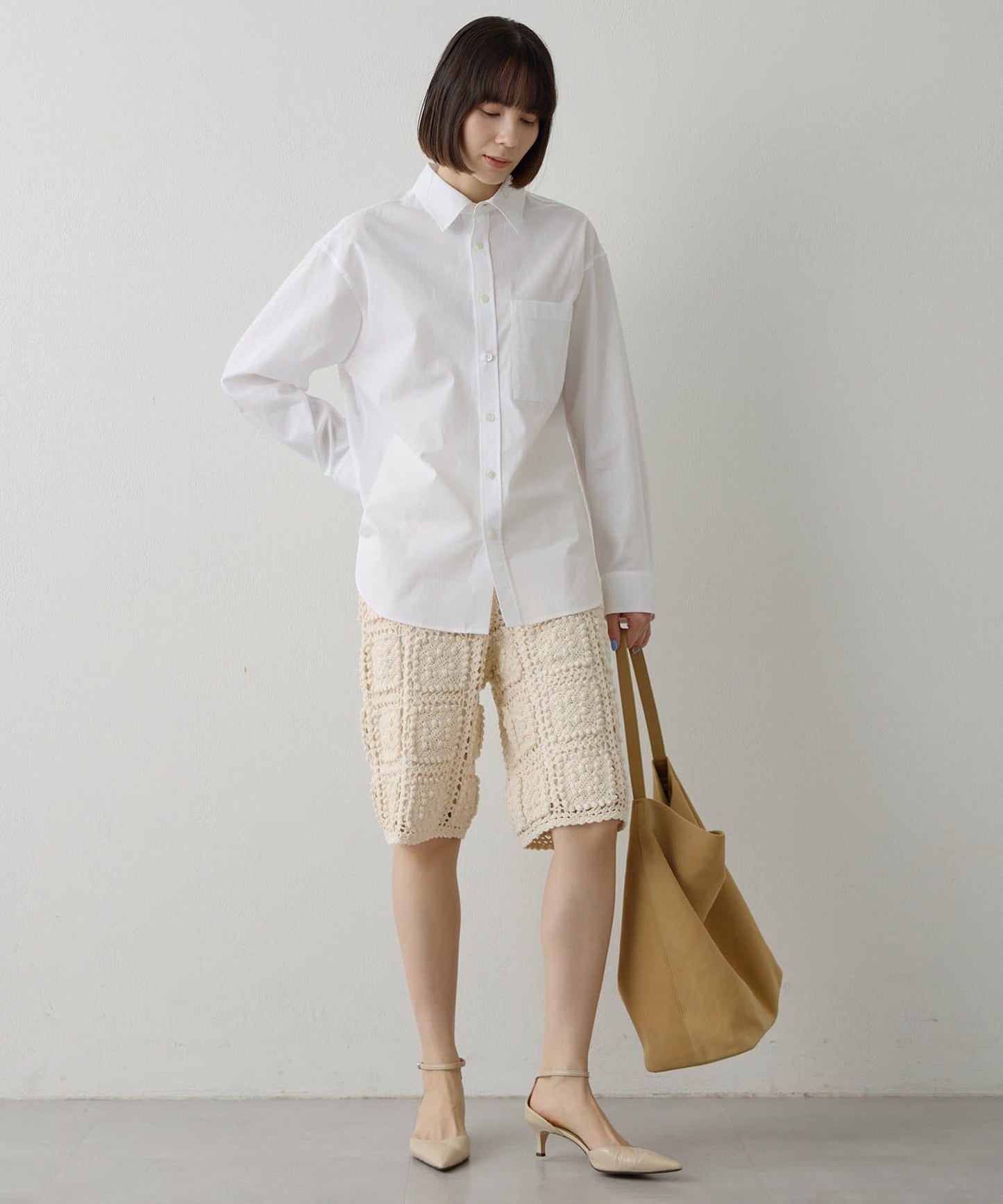 <インフルエンサーコラボ>寬鬆襯衫