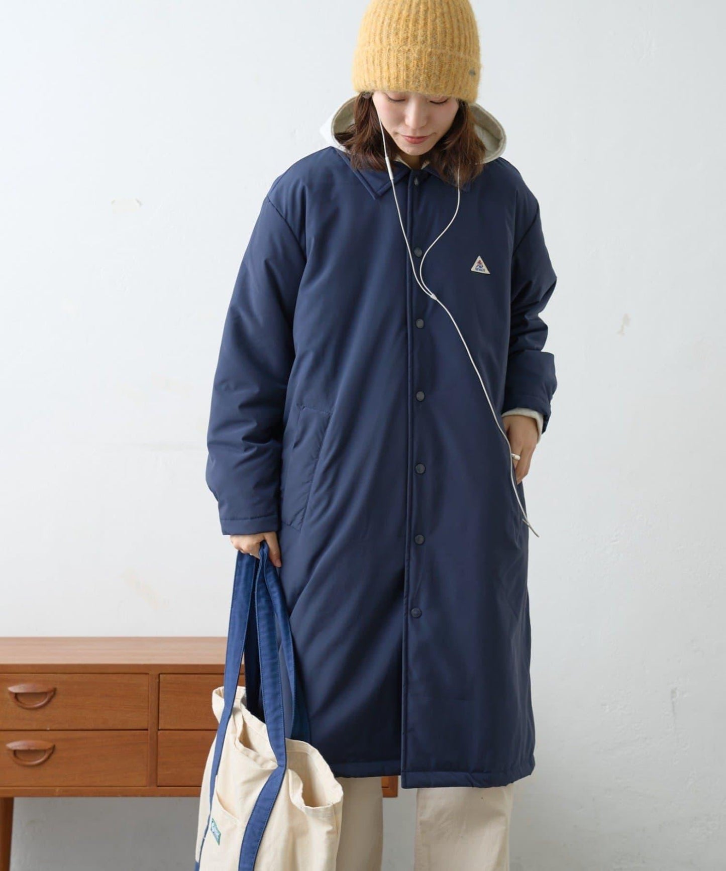 【GEVACO】中棉單排扣長款大衣