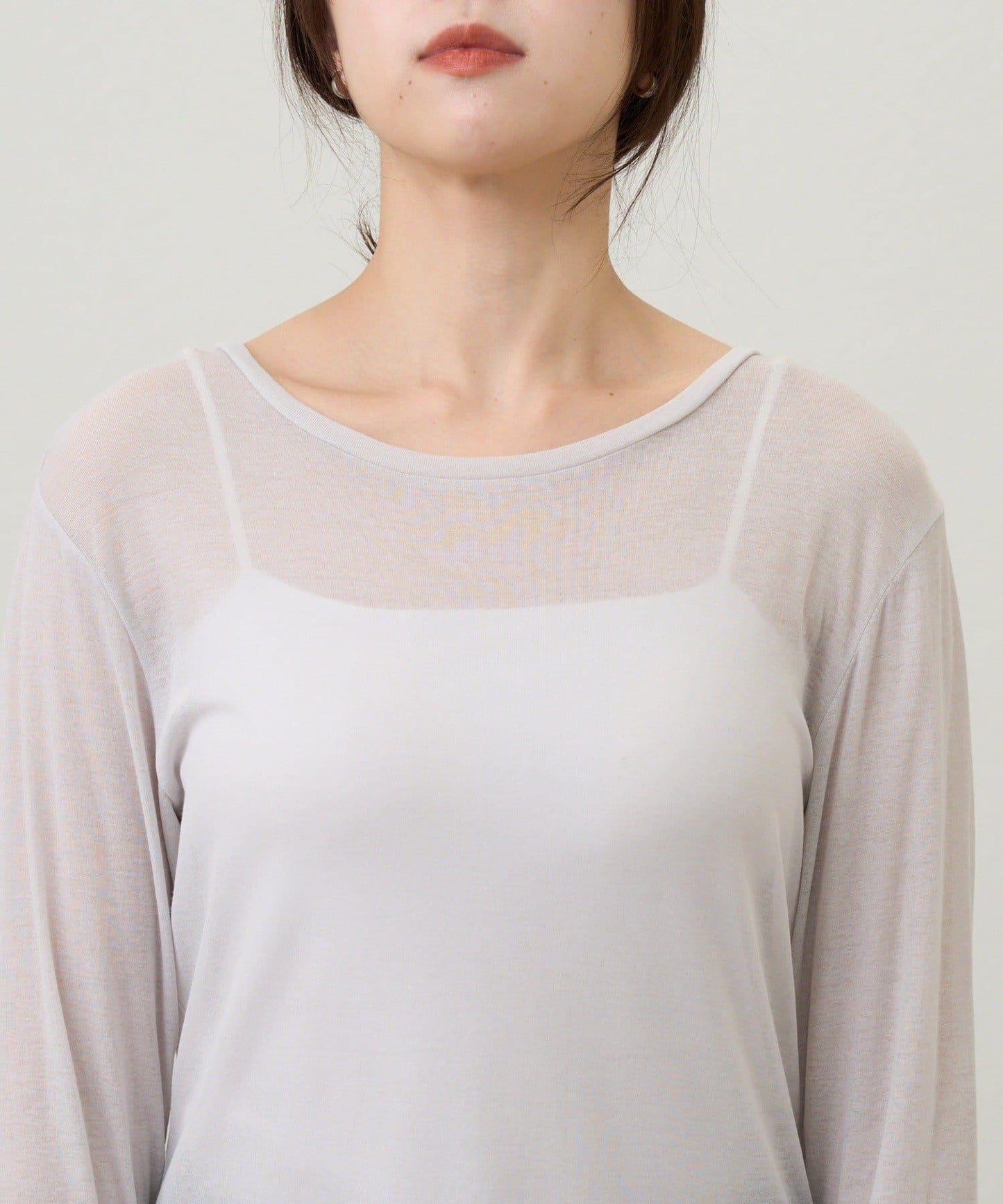 【26SS】基礎款透視長袖T恤