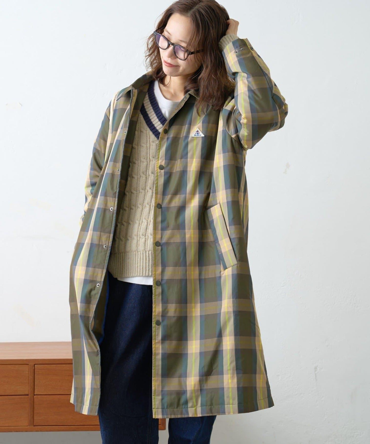 【GEVACO】中棉單排扣長款大衣