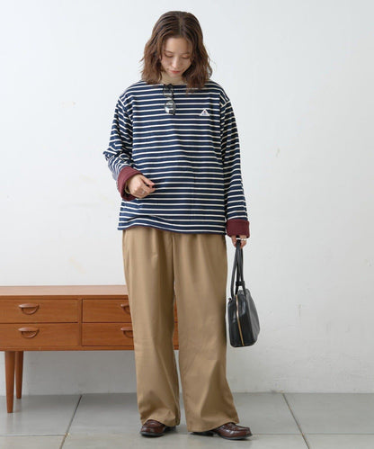 【GEVACO】內裡抓絨船領可雙面穿套頭衫