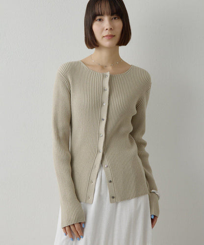 RAW SILK 羅紋開衫