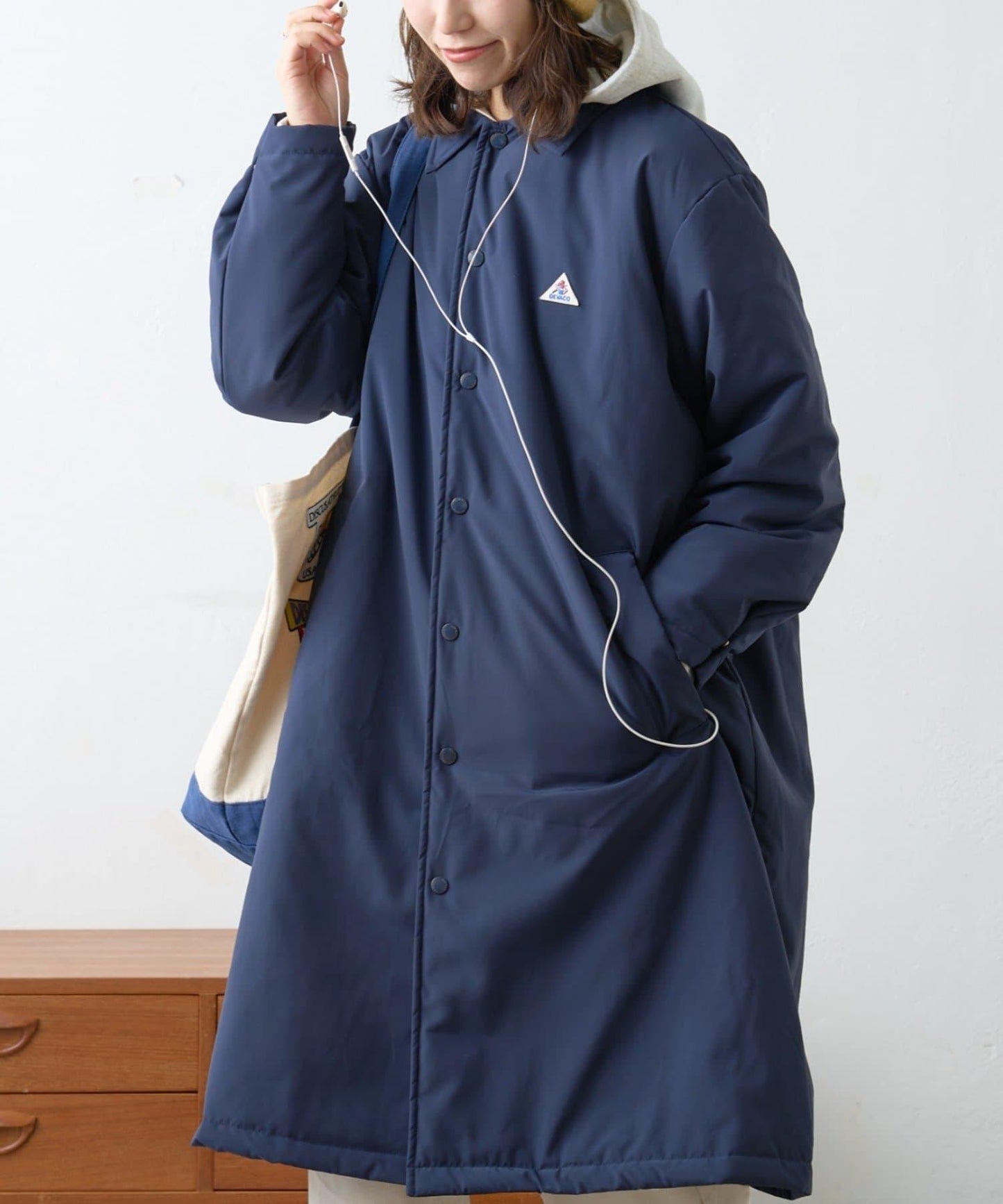 【GEVACO】中棉單排扣長款大衣