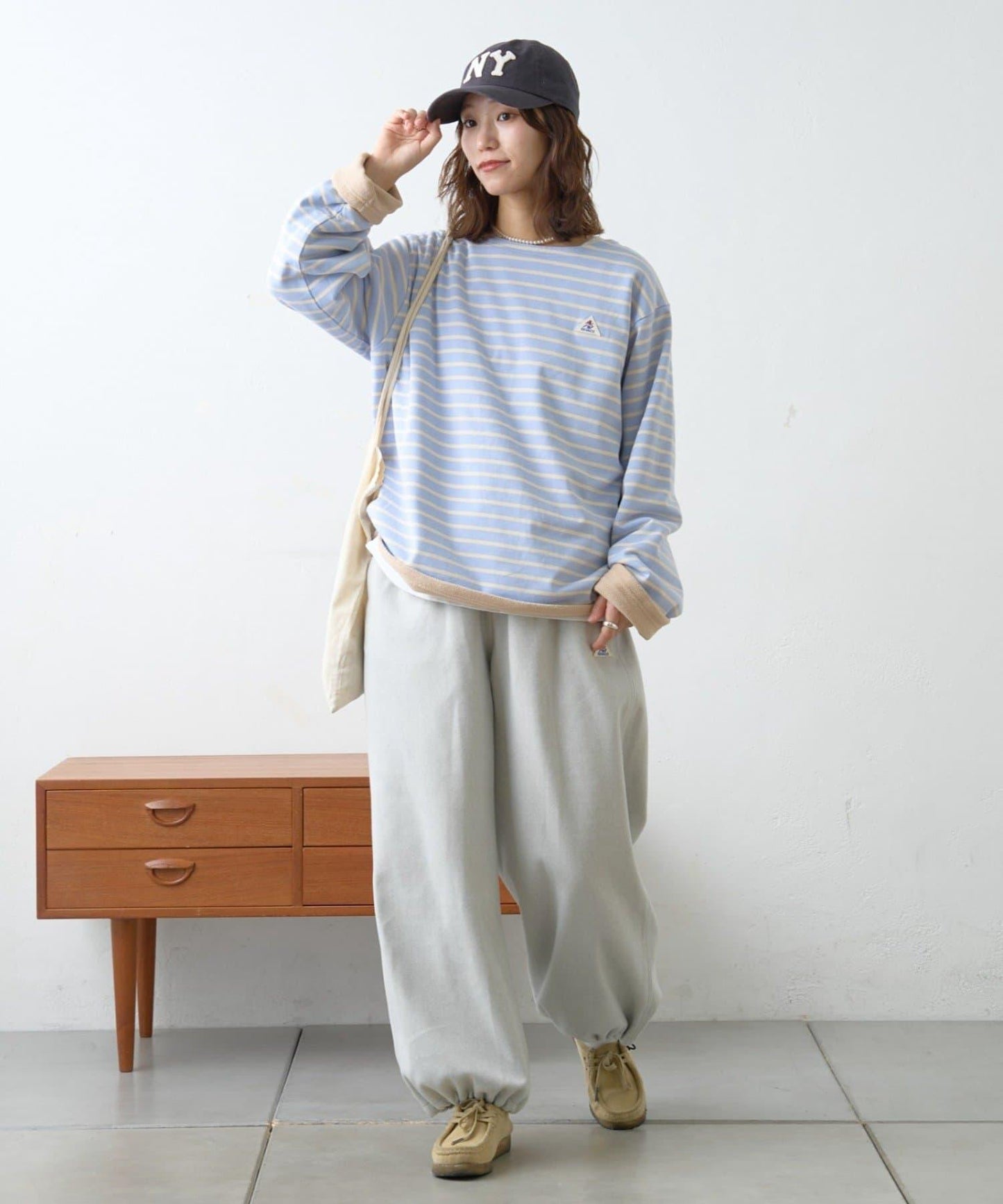 【GEVACO】內裡抓絨船領可雙面穿套頭衫