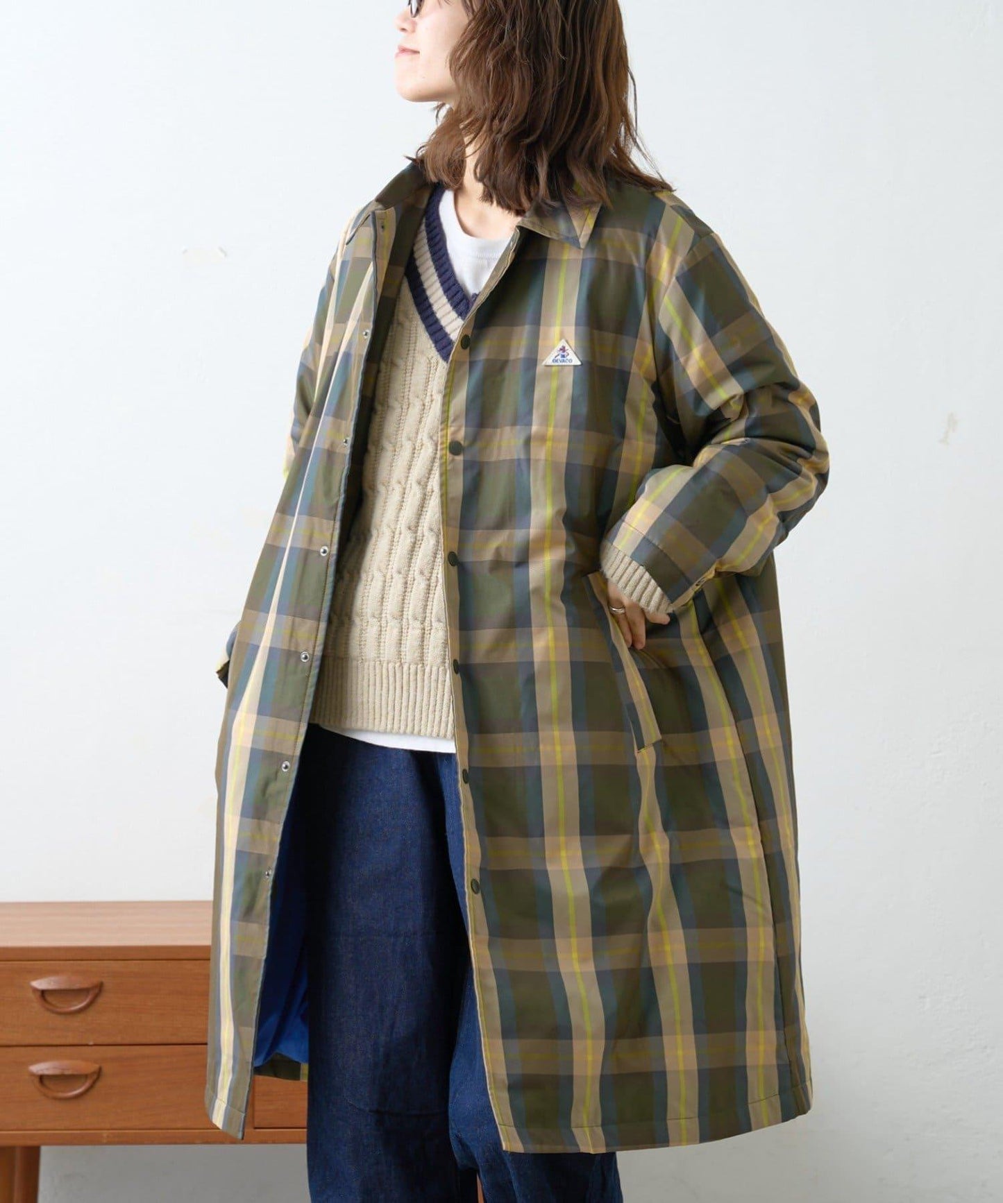 【GEVACO】中棉單排扣長款大衣