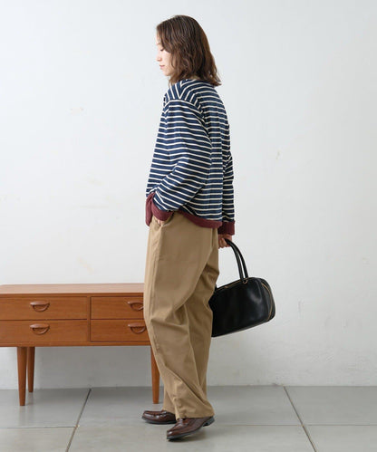 【GEVACO】內裡抓絨船領可雙面穿套頭衫