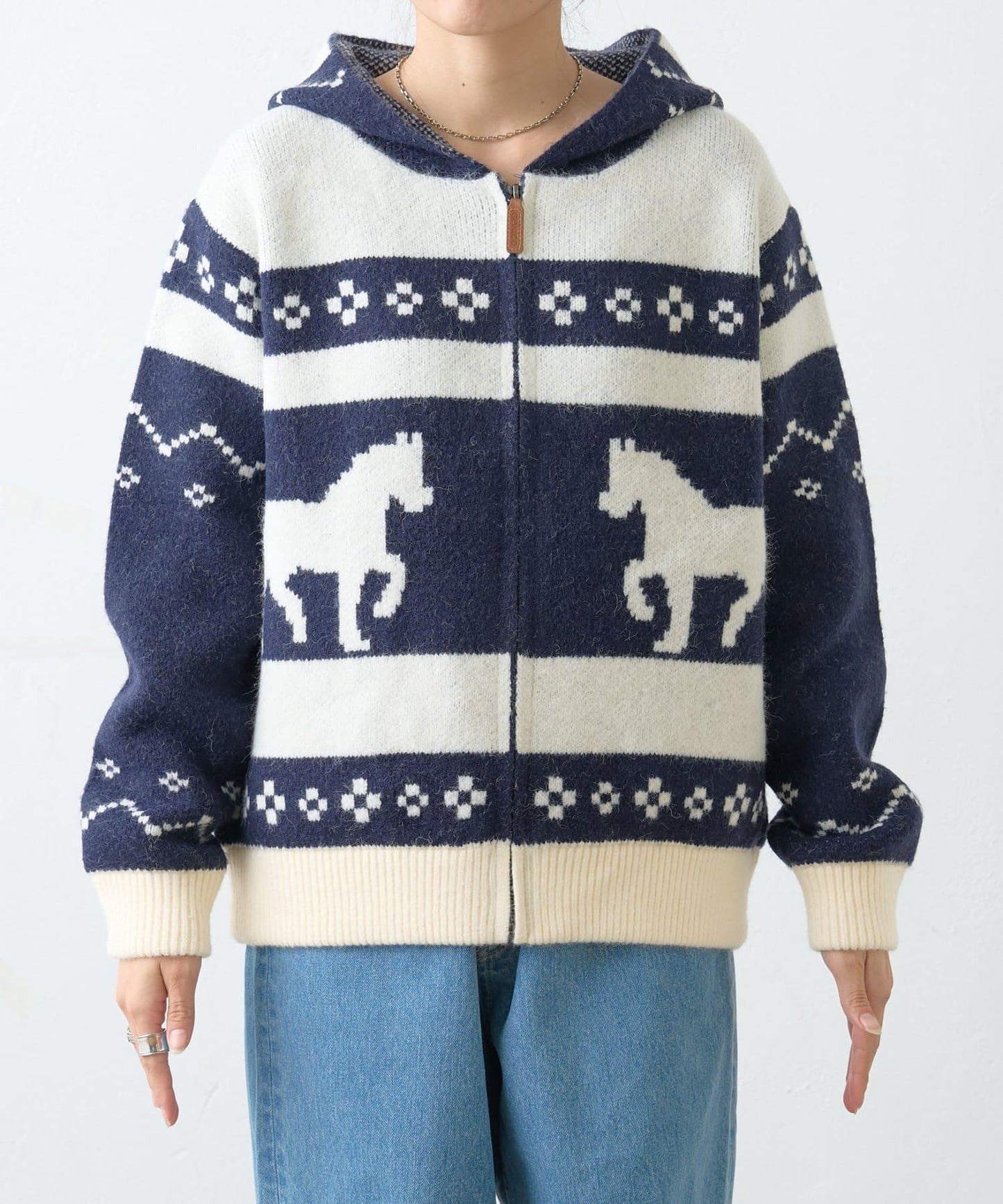 【GEVACO】考究風連帽針織開衫