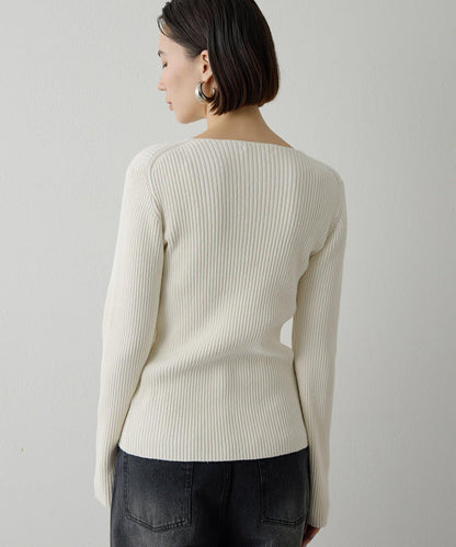 RAW SILK 羅紋開衫