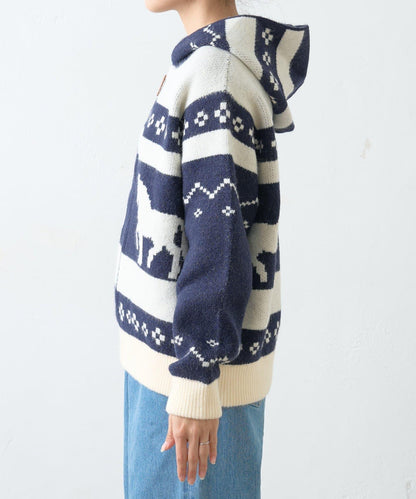 【GEVACO】考究風連帽針織開衫