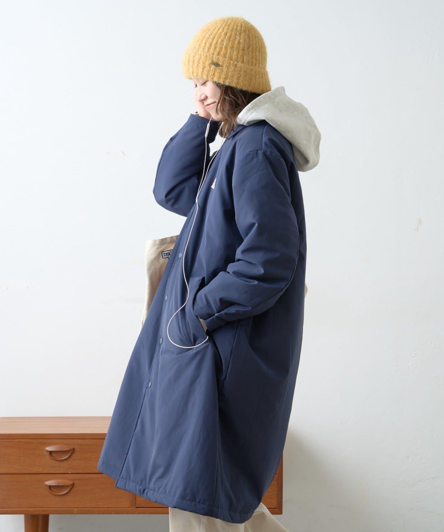 【GEVACO】中棉單排扣長款大衣