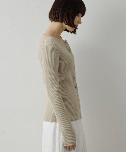 RAW SILK 羅紋開衫