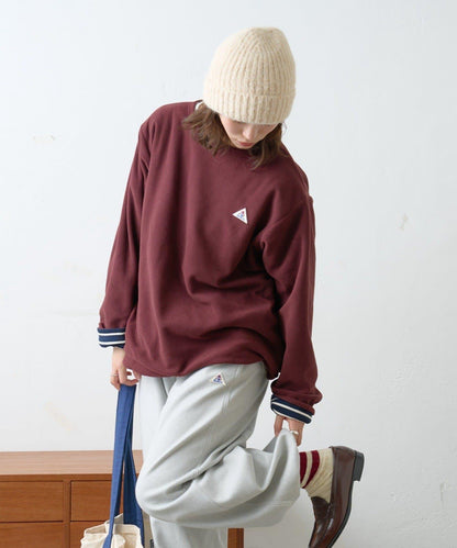 【GEVACO】內裡抓絨船領可雙面穿套頭衫