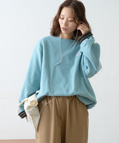 【GEVACO】內裡抓絨船領可雙面穿套頭衫