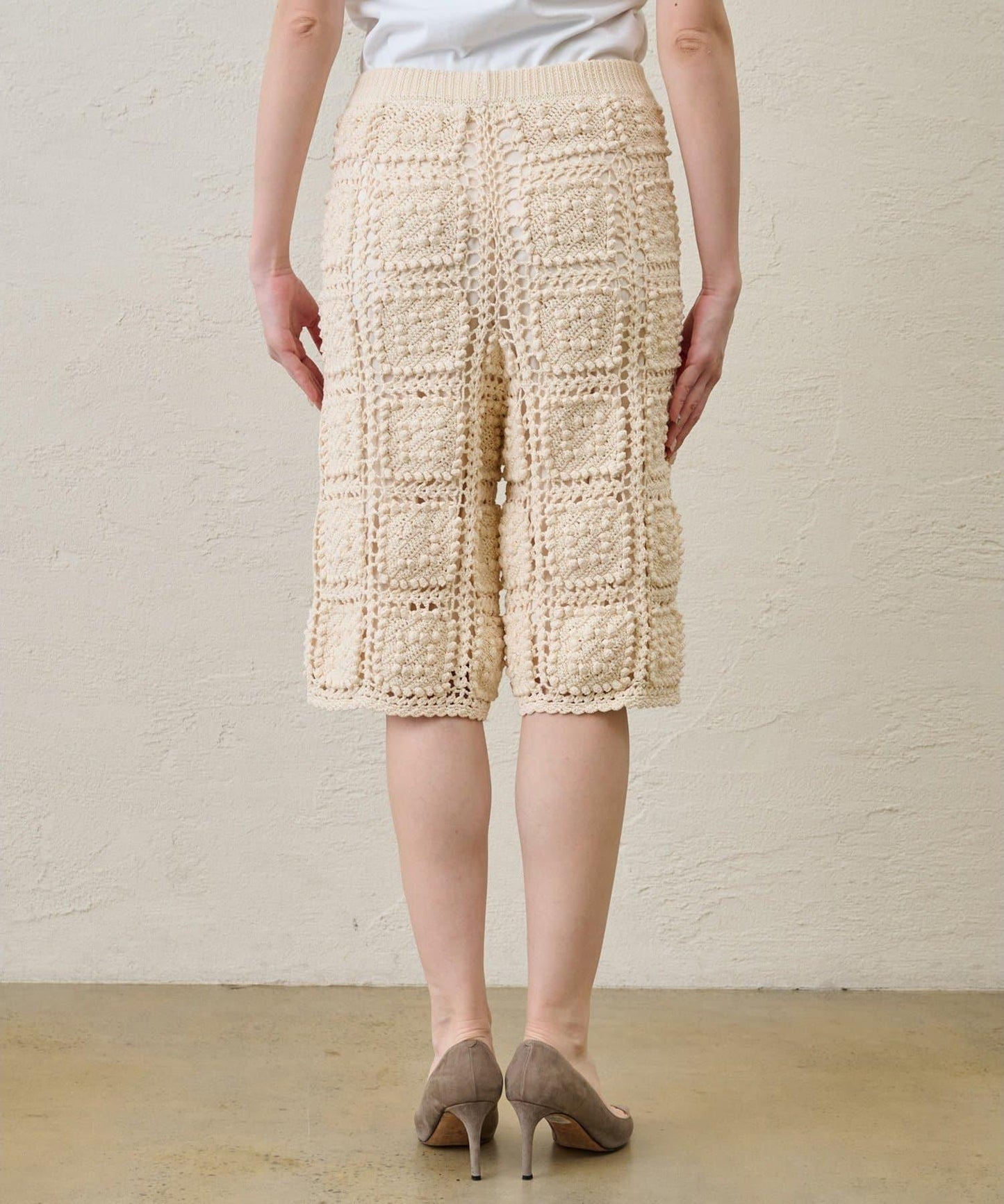 手工鉤編半褲