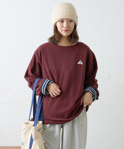 【GEVACO】內裡抓絨船領可雙面穿套頭衫