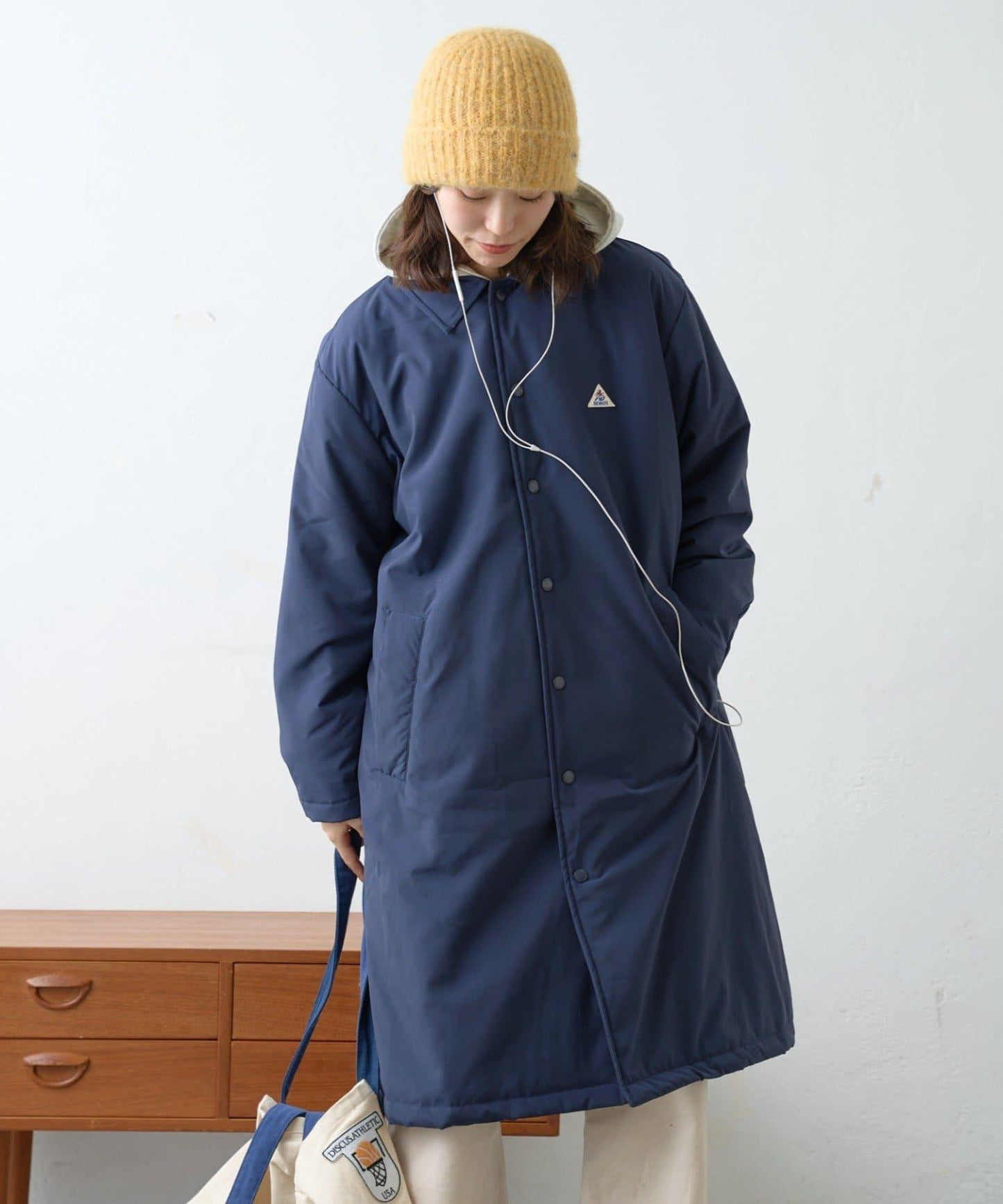 【GEVACO】中棉單排扣長款大衣