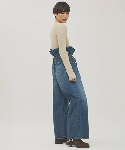 RAW SILK蕾絲繫帶套頭衫