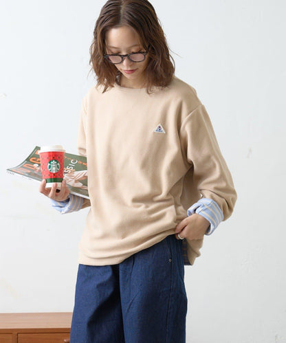 【GEVACO】內裡抓絨船領可雙面穿套頭衫