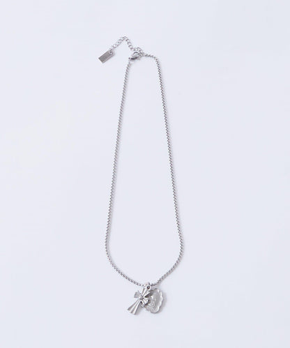 十字與愛心圖案項鍊