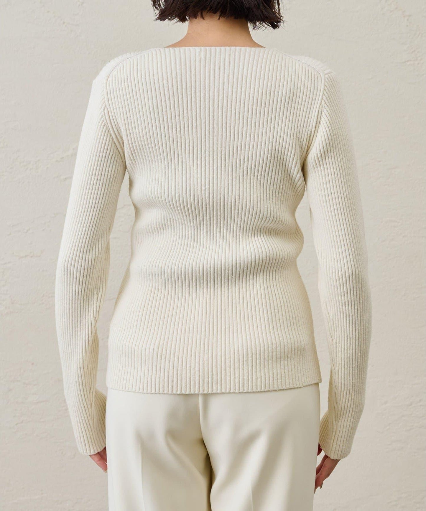 RAW SILK 羅紋開衫