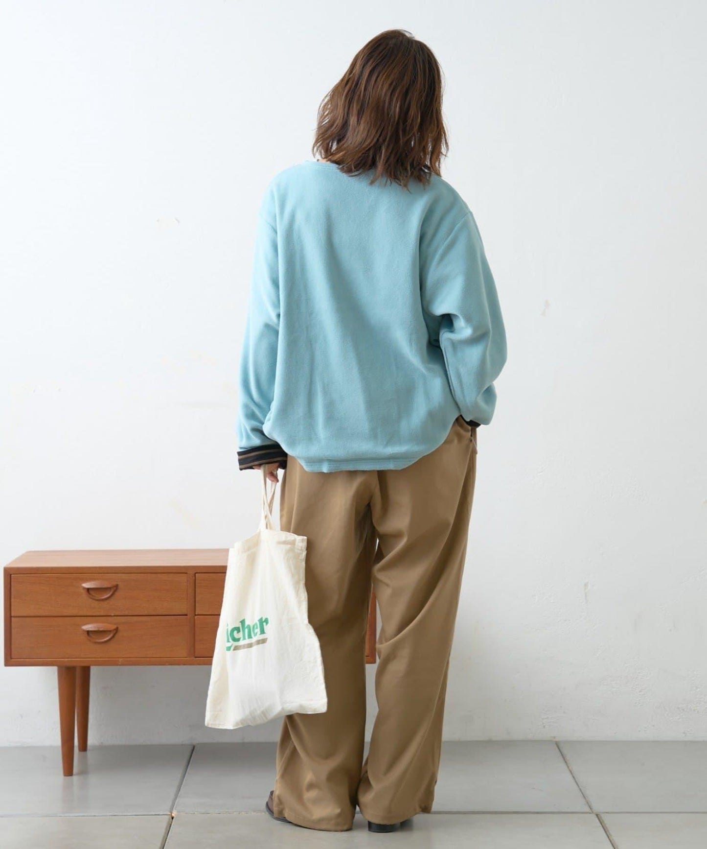 【GEVACO】內裡抓絨船領可雙面穿套頭衫