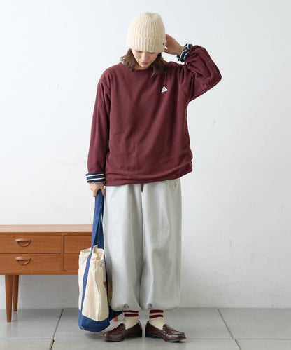 【GEVACO】內裡抓絨船領可雙面穿套頭衫