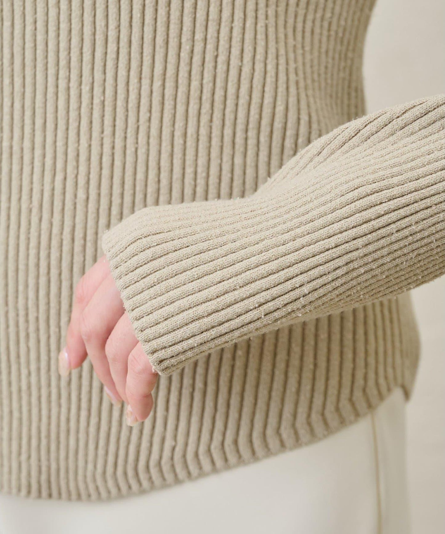 RAW SILK蕾絲繫帶套頭衫