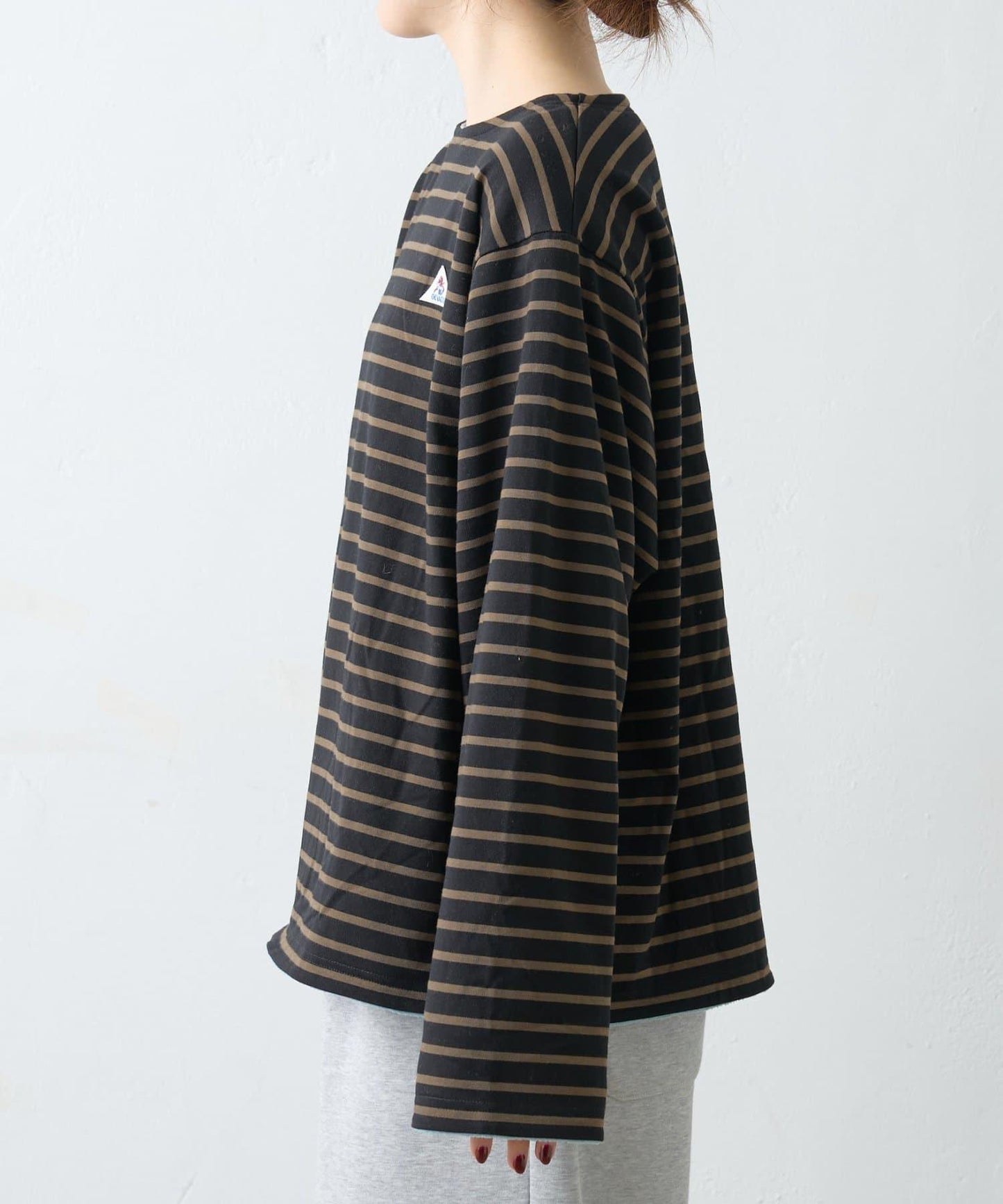 【GEVACO】內裡抓絨船領可雙面穿套頭衫