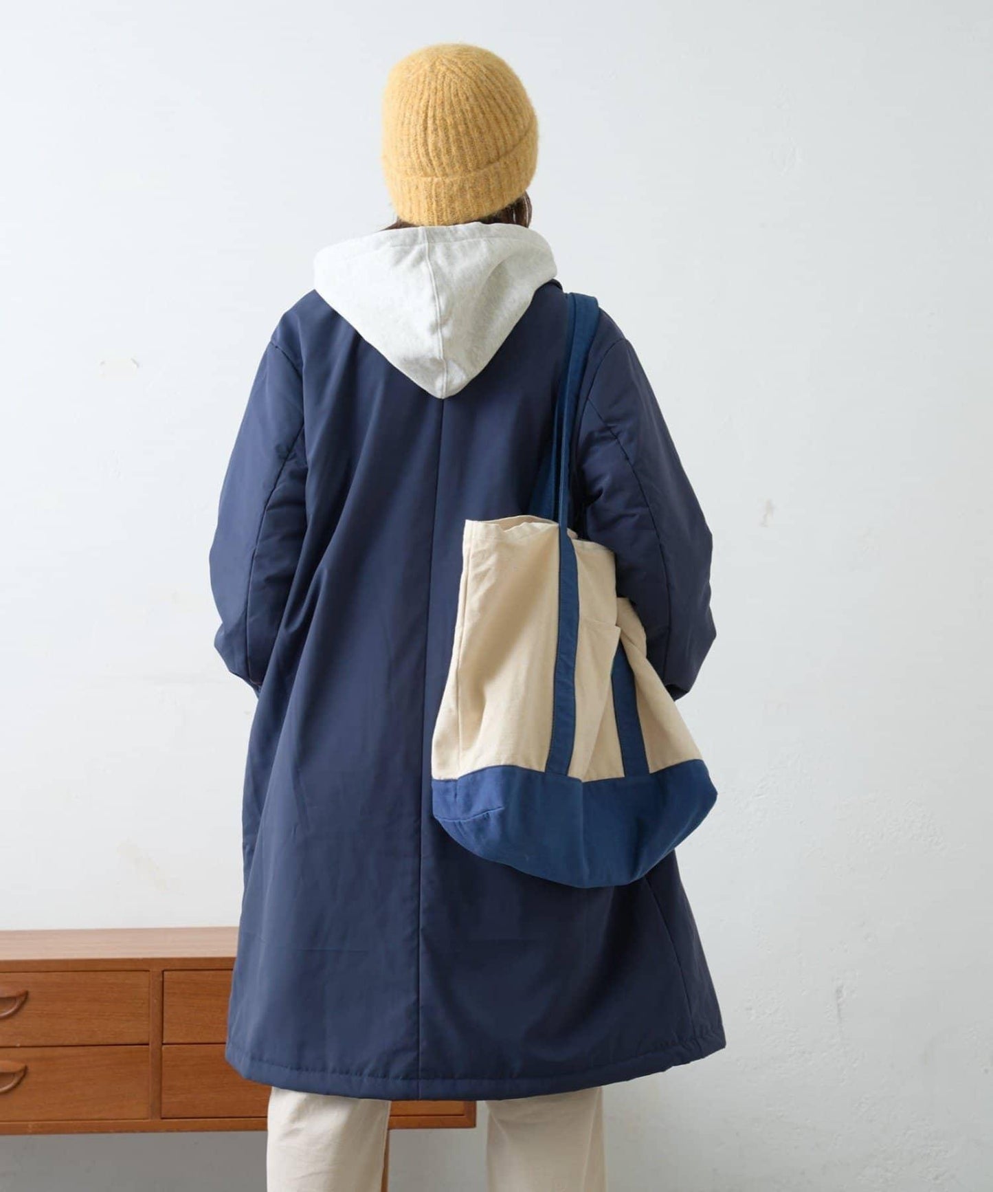 【GEVACO】中棉單排扣長款大衣