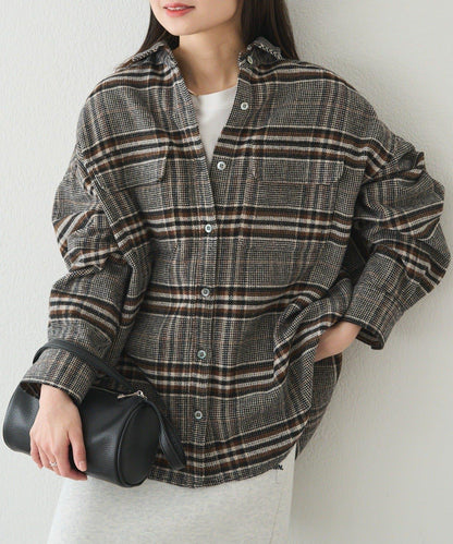 磨毛格子襯衫
