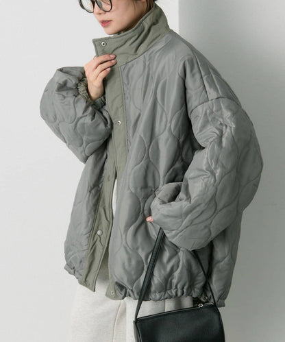 可雙面穿立領羽絨夾克