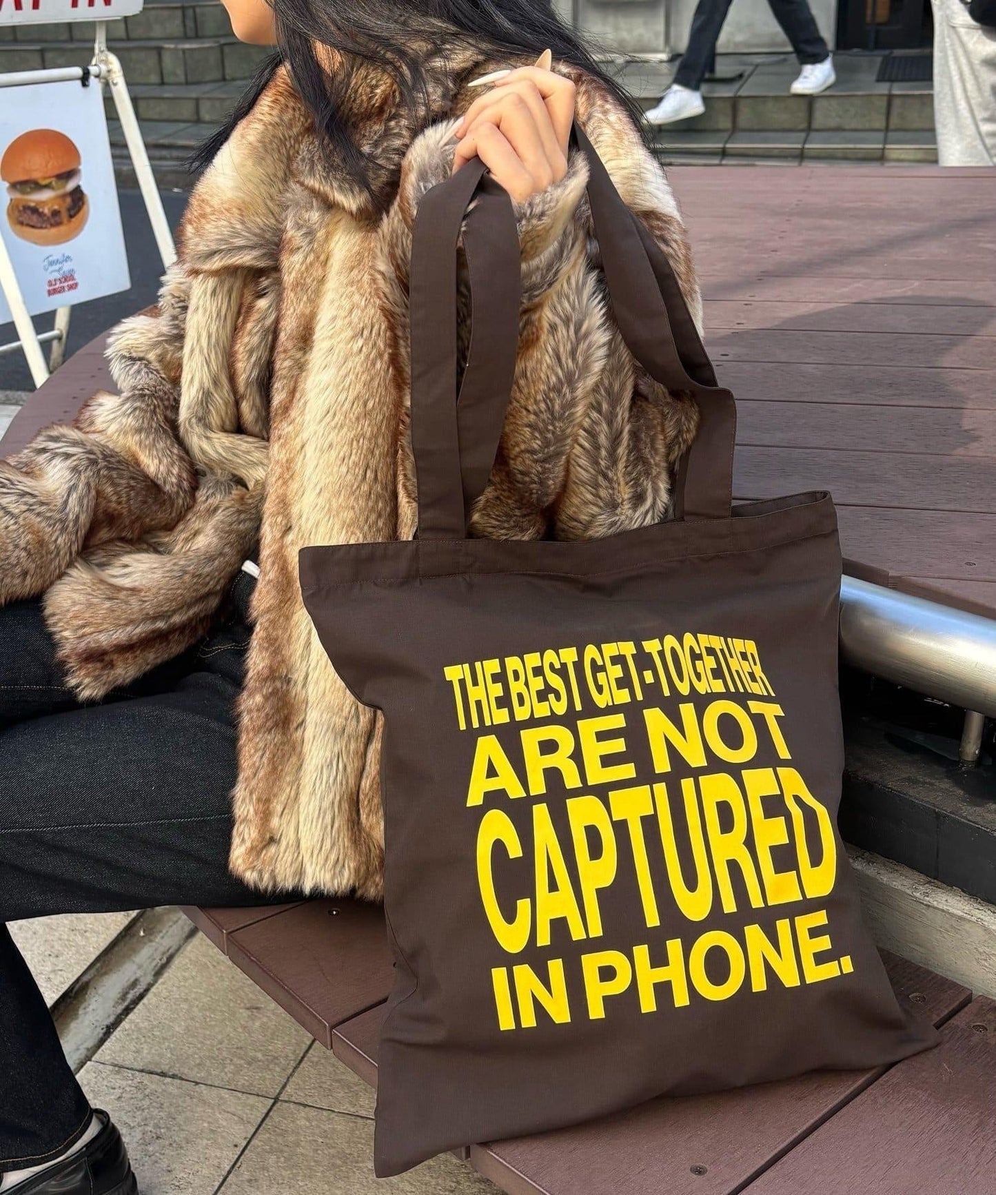 標語徽標托特包