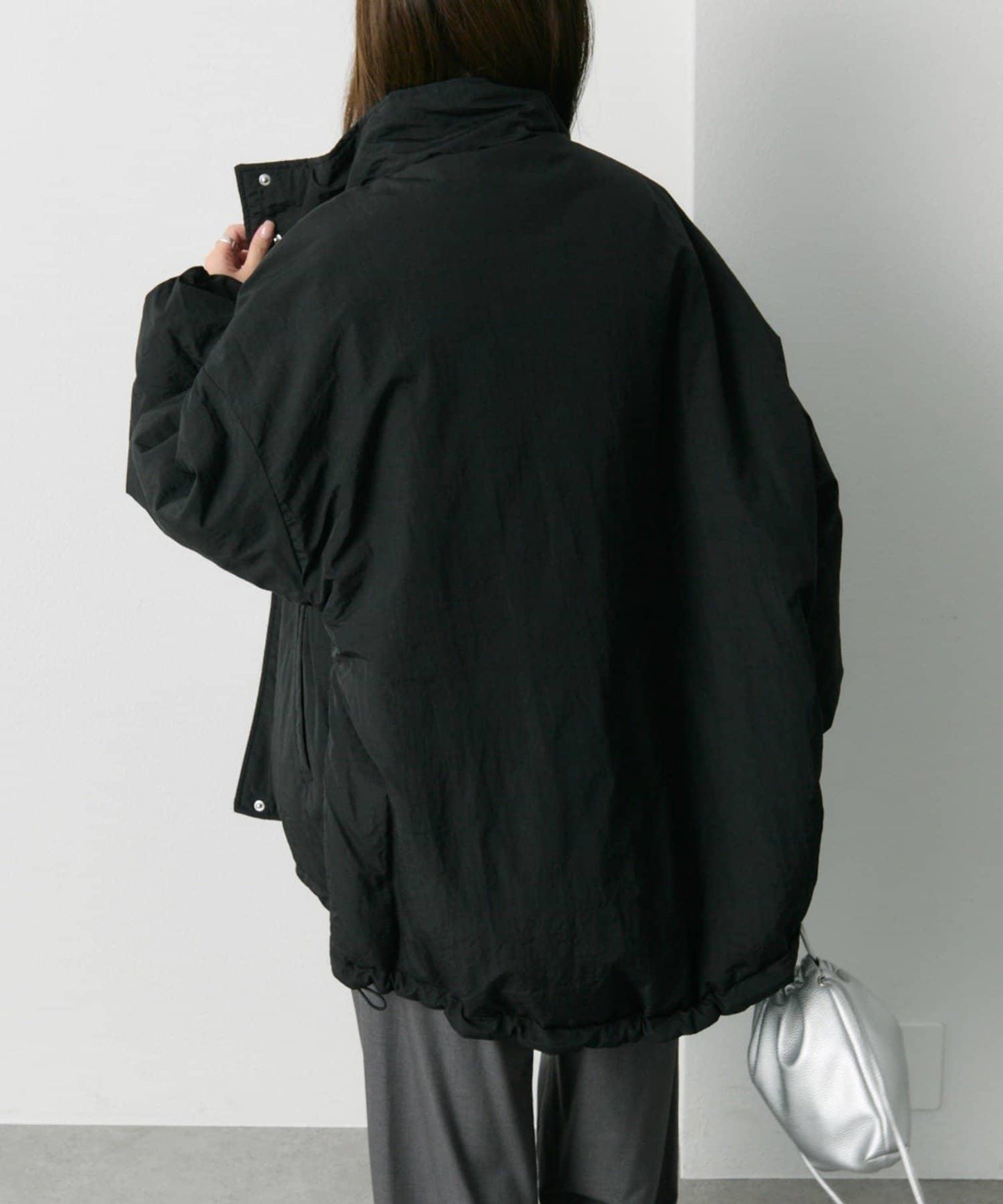 可雙面穿立領羽絨夾克