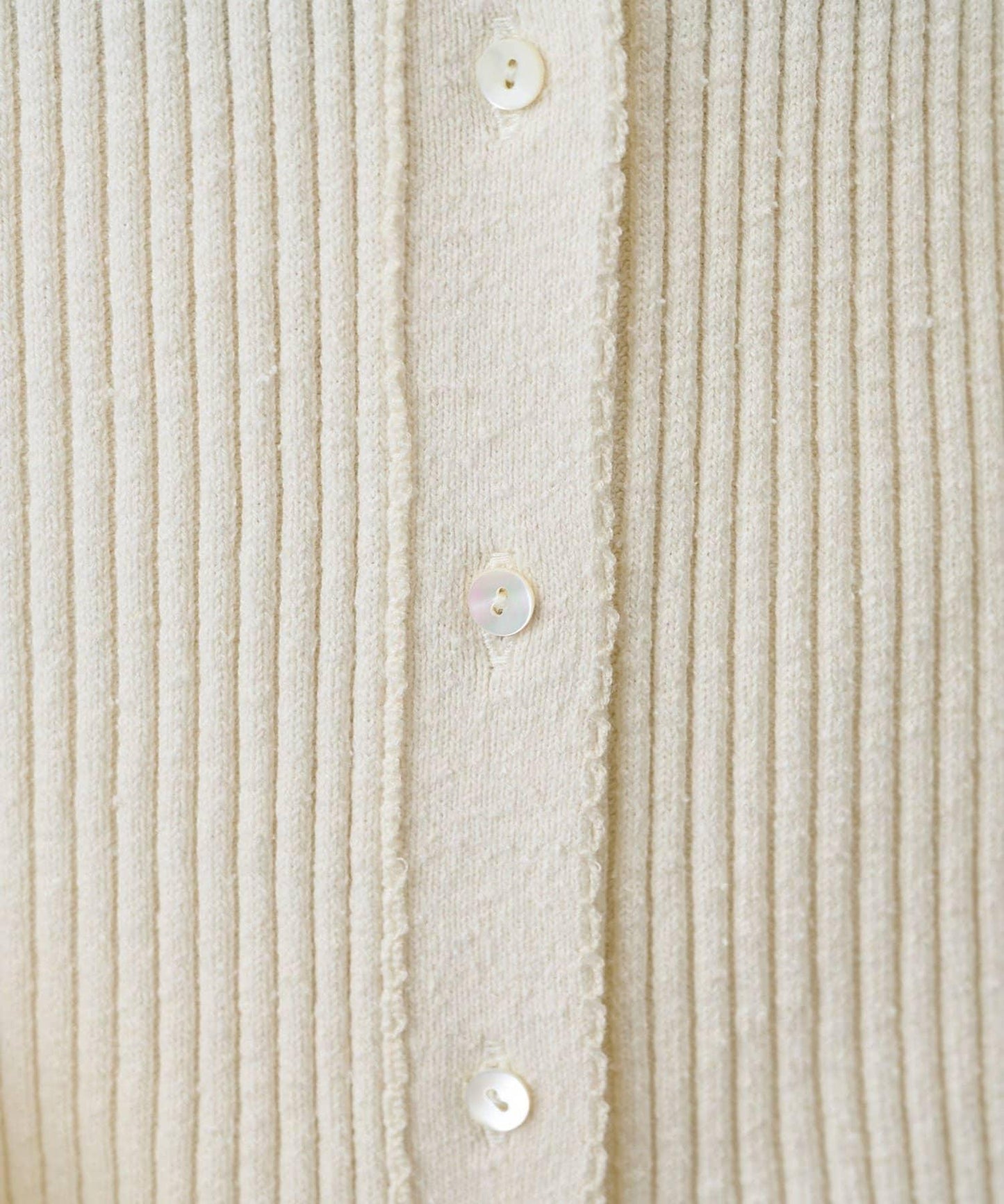 RAW SILK 羅紋開衫