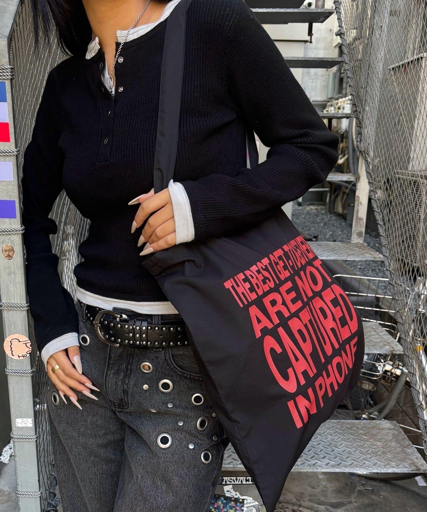 標語徽標托特包