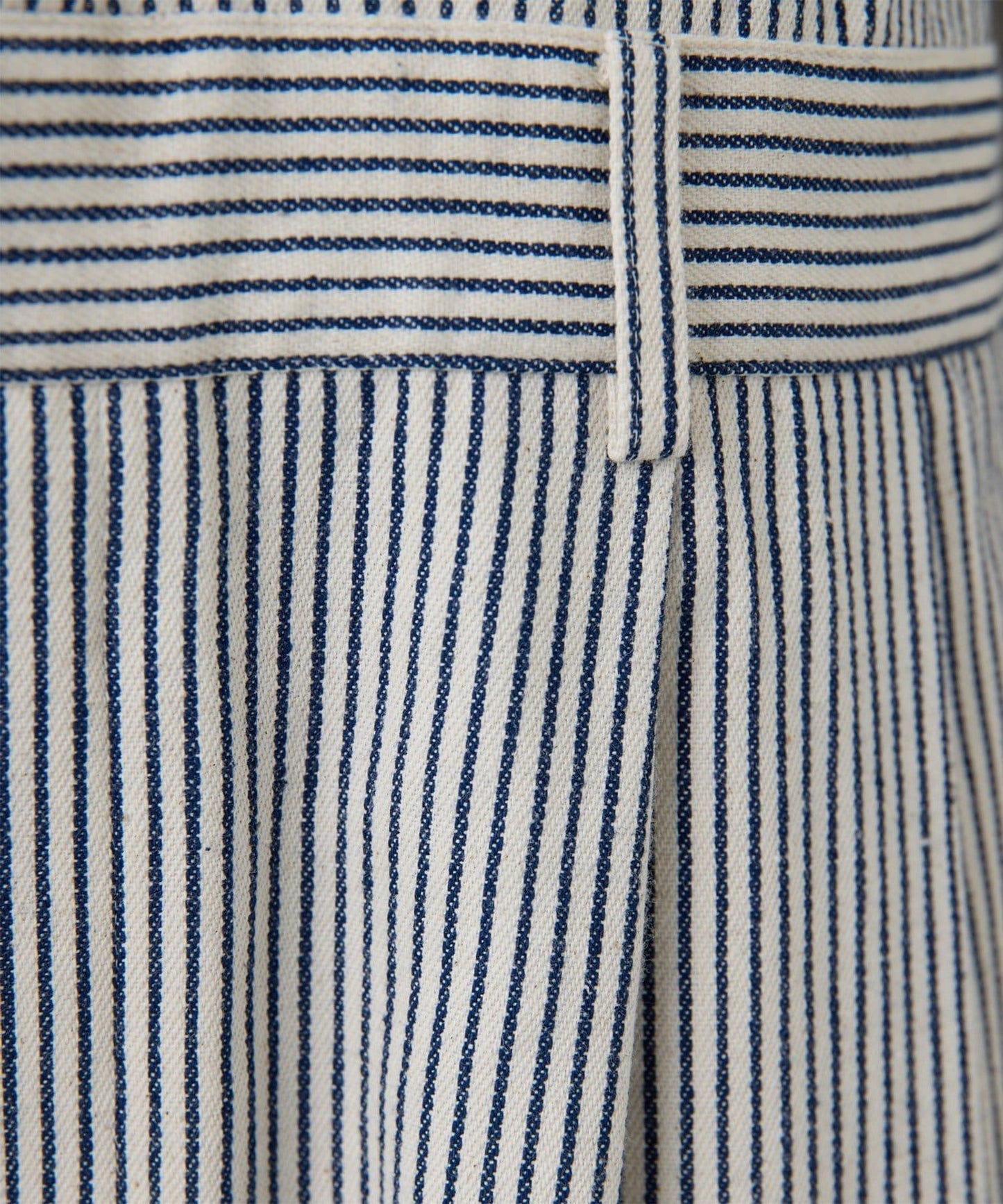 條紋牛仔連體褲