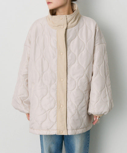 可雙面穿立領羽絨夾克