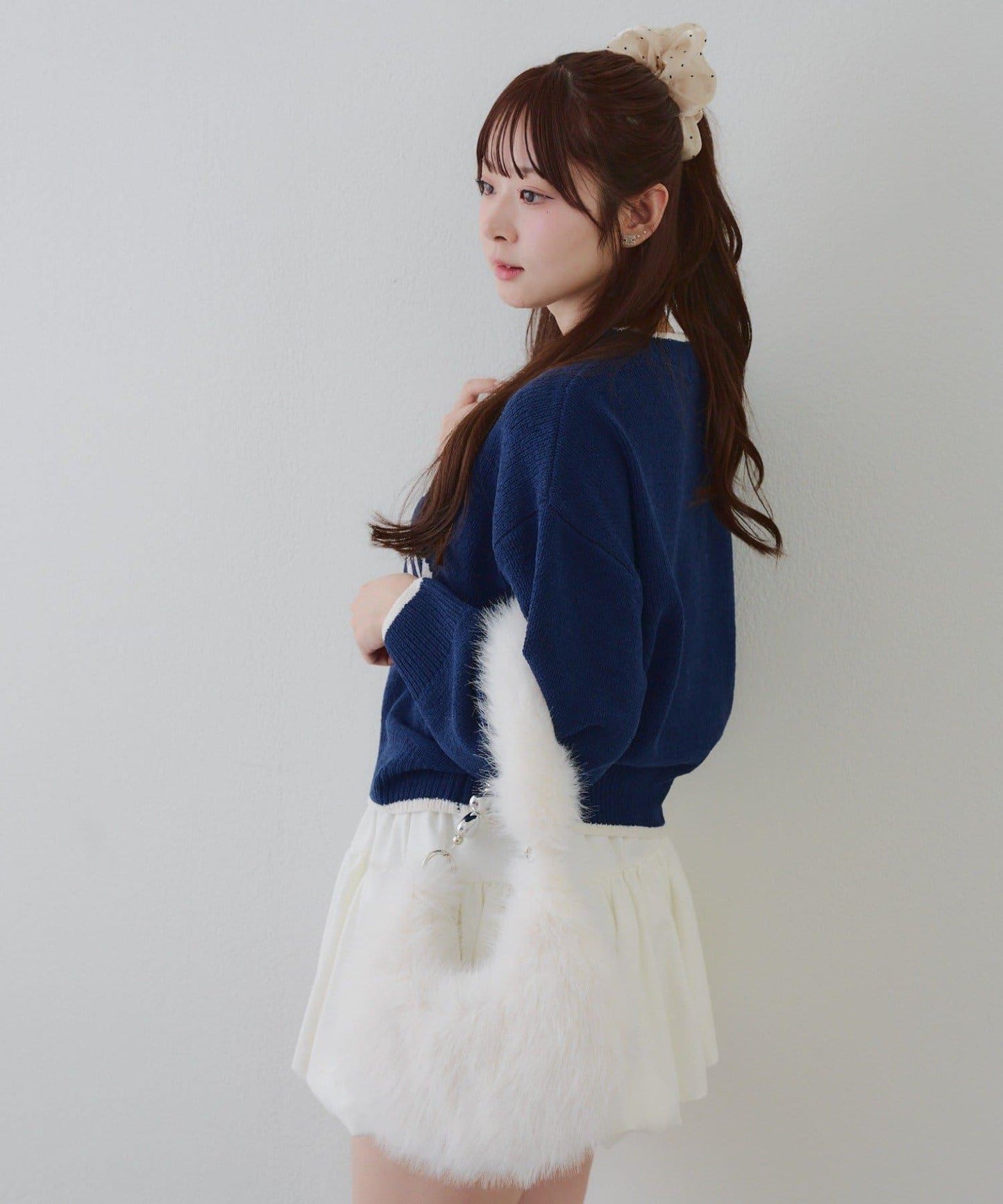 配色標誌裝飾針織衫