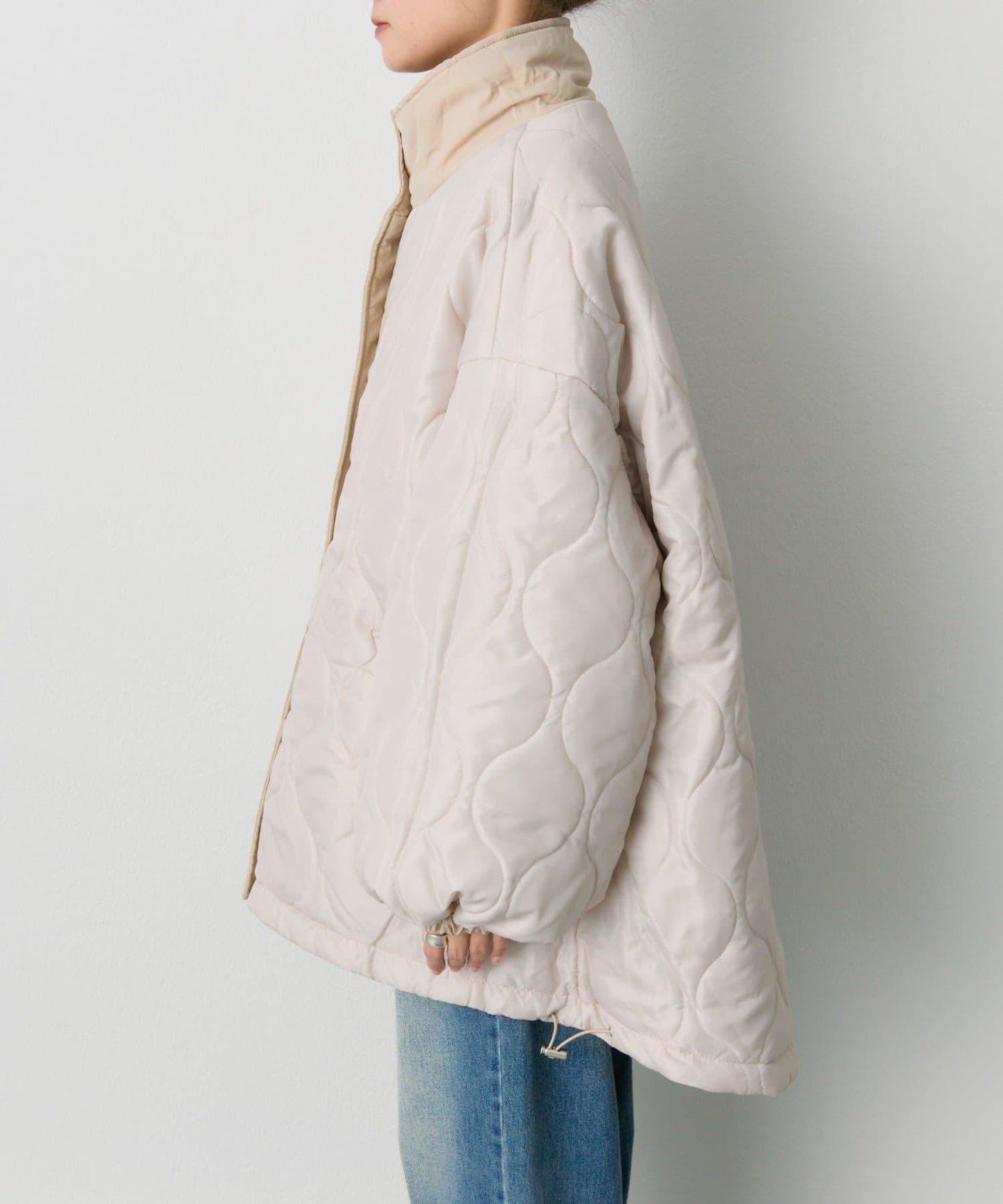 可雙面穿立領羽絨夾克