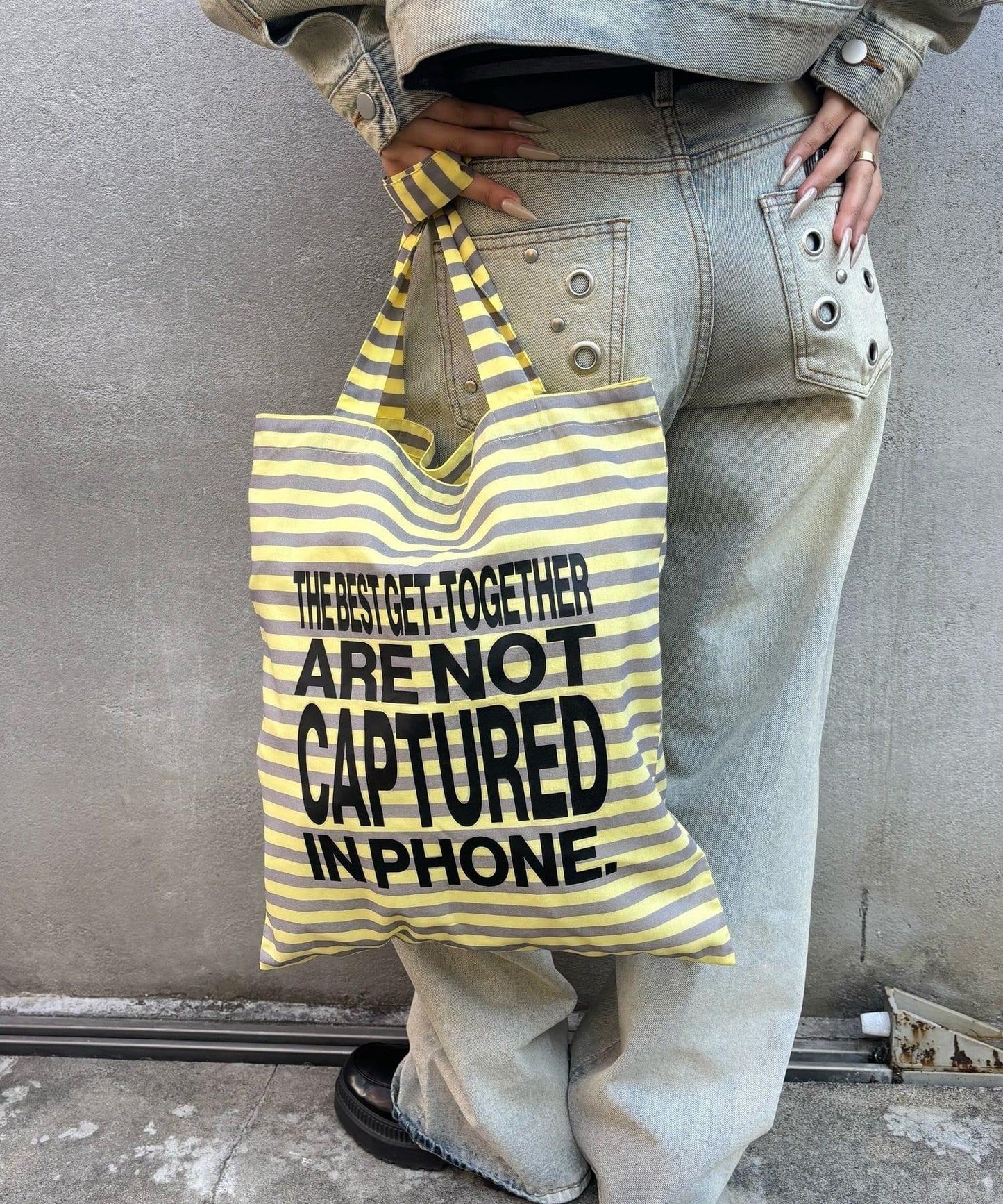 標語徽標托特包