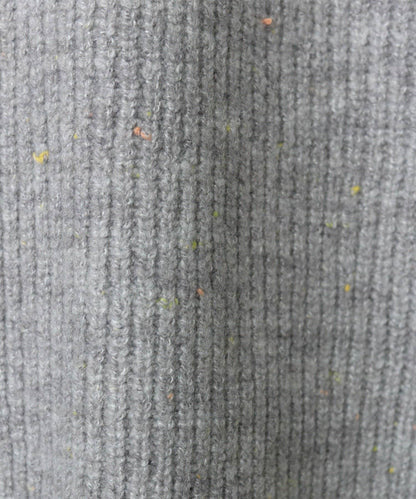 彩點高領針織套頭衫