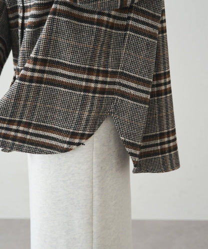 磨毛格子襯衫
