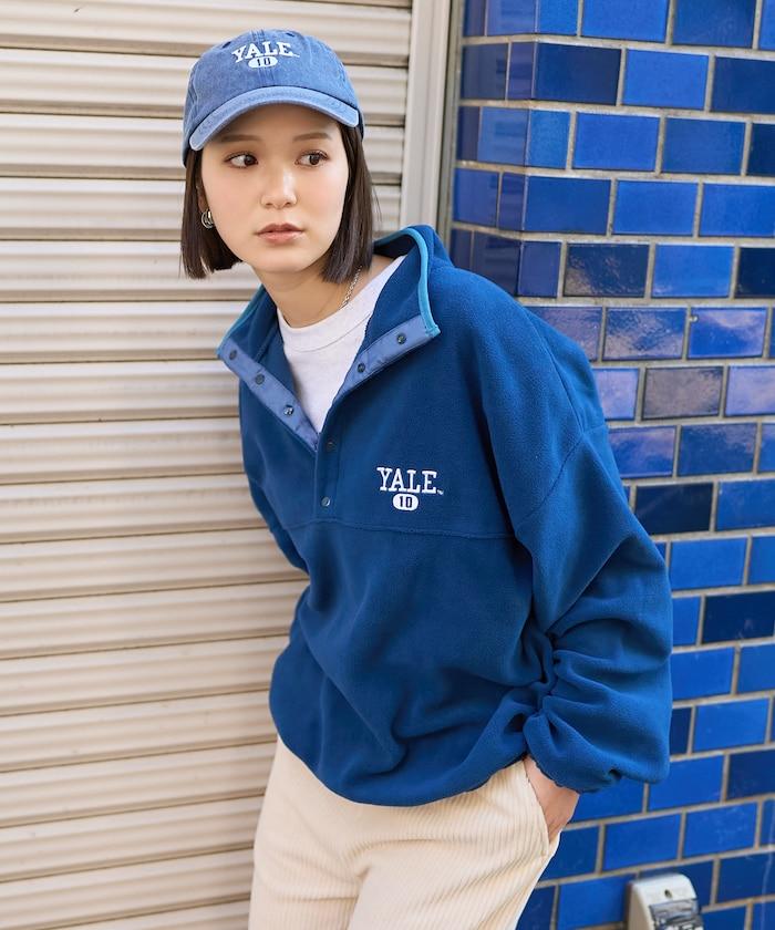 學院標誌抓絨按扣套頭衫＜可搭配成套＞