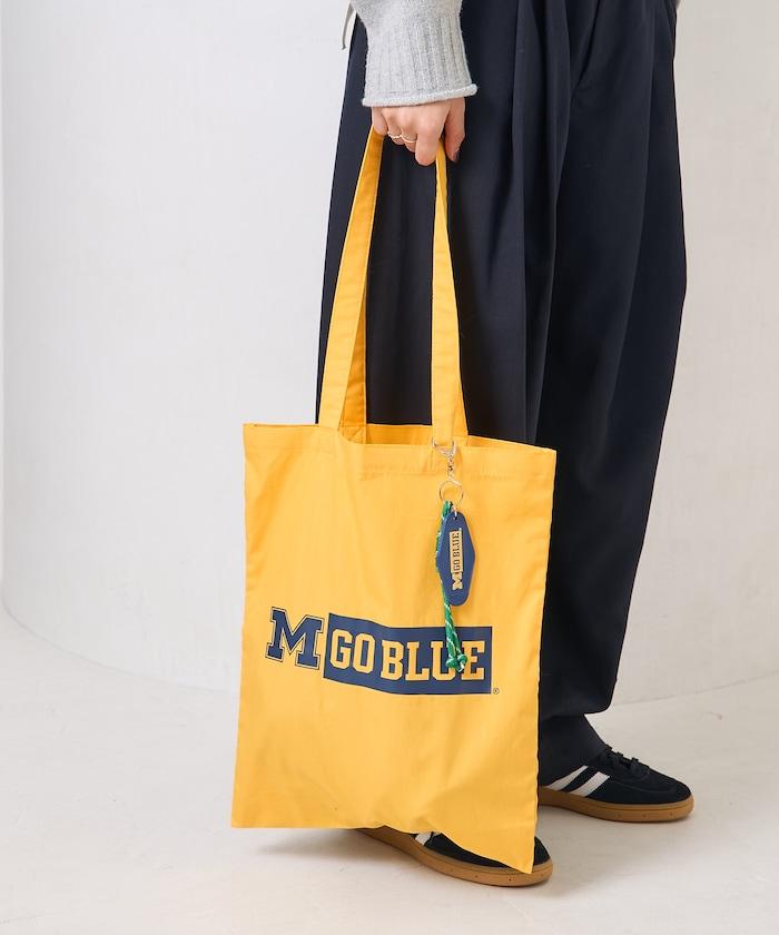 學院標誌鑰匙掛飾托特包/A4尺寸托特包