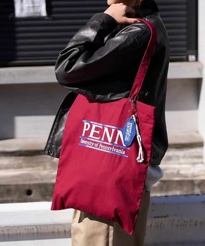 學院標誌鑰匙掛飾托特包/A4尺寸托特包