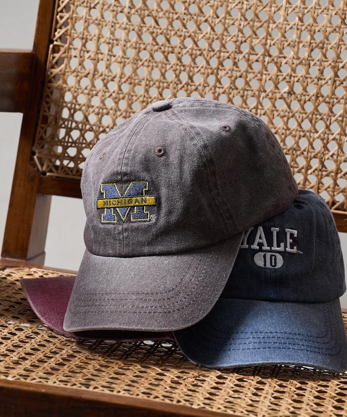 學院風標誌刺繡棒球帽