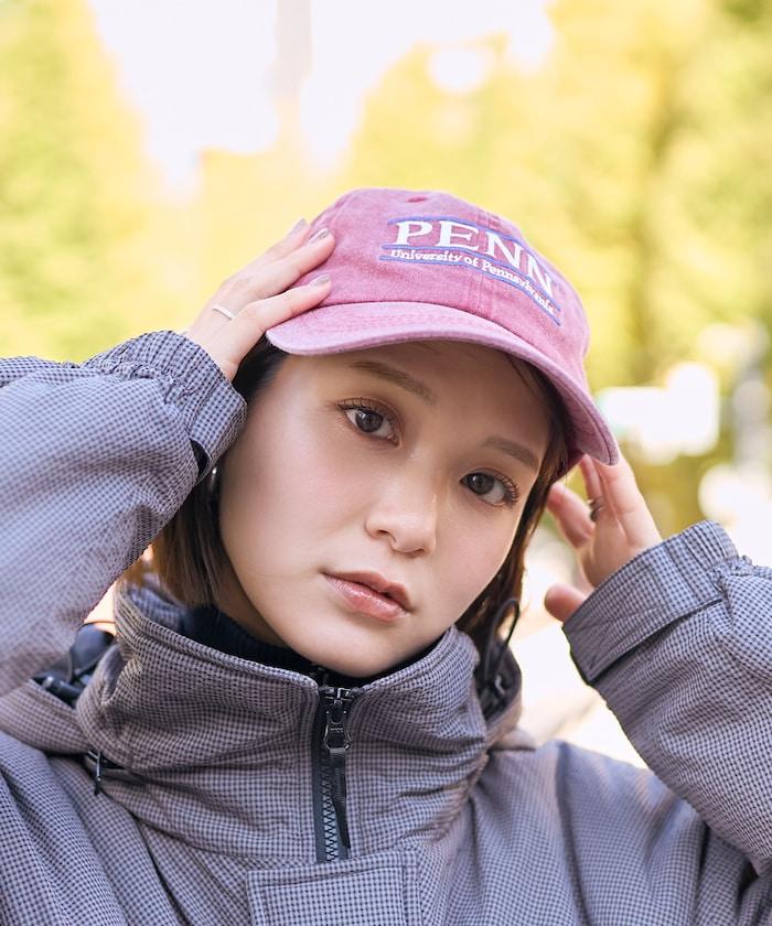 學院風標誌刺繡棒球帽