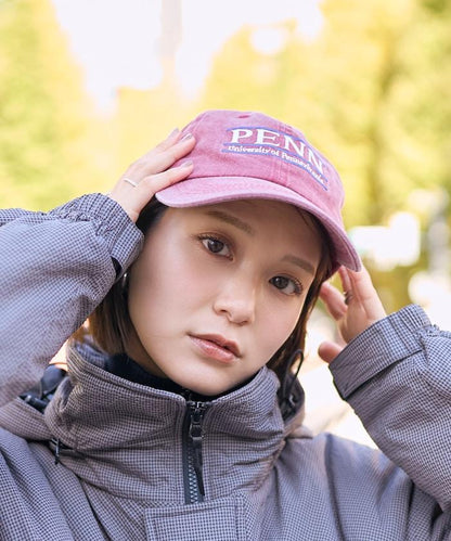 學院風標誌刺繡棒球帽